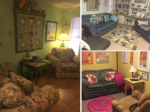 Therapy office interior